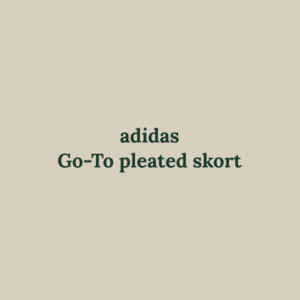Go-To pleated skort from adidas