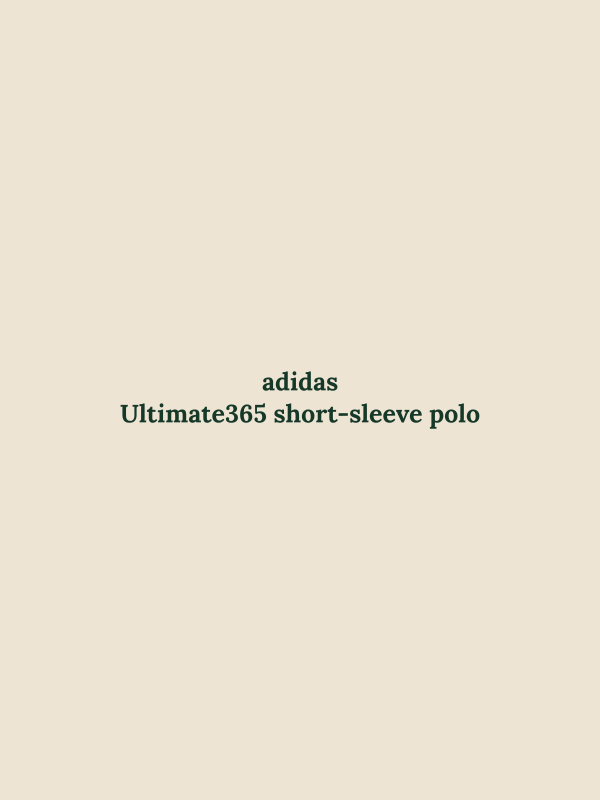 Ultimate365 short-sleeve polo