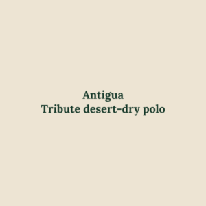 Tribute desert-dry polo from Antigua