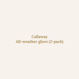 All-weather glove (2-pack) from Callaway