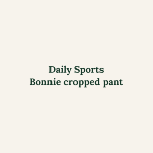 Bonnie cropped pant from Daily Sports