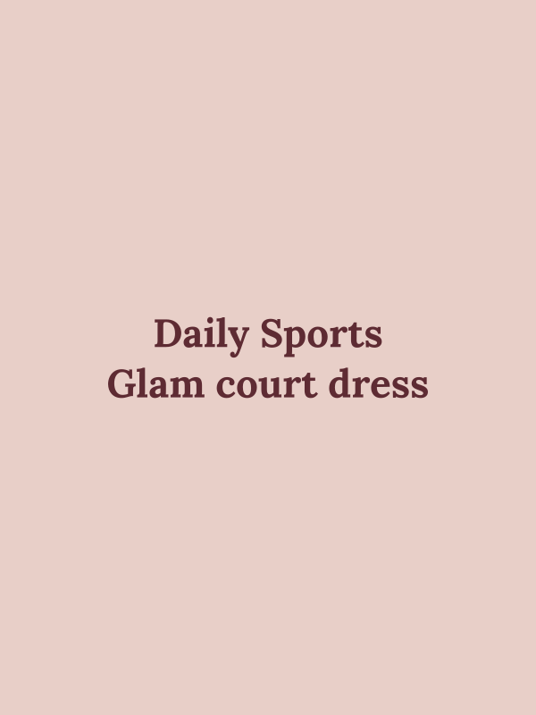 Glam court dress