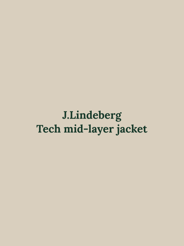 Tech mid-layer jacket