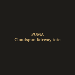 Cloudspun fairway tote from PUMA