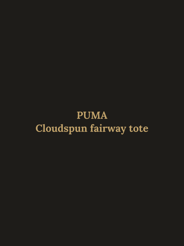 Cloudspun fairway tote