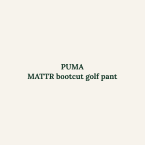 MATTR bootcut golf pant from PUMA