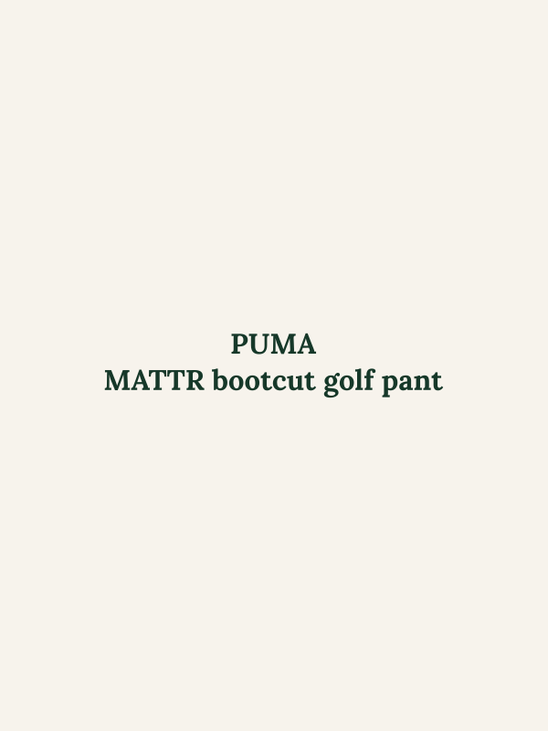 MATTR bootcut golf pant
