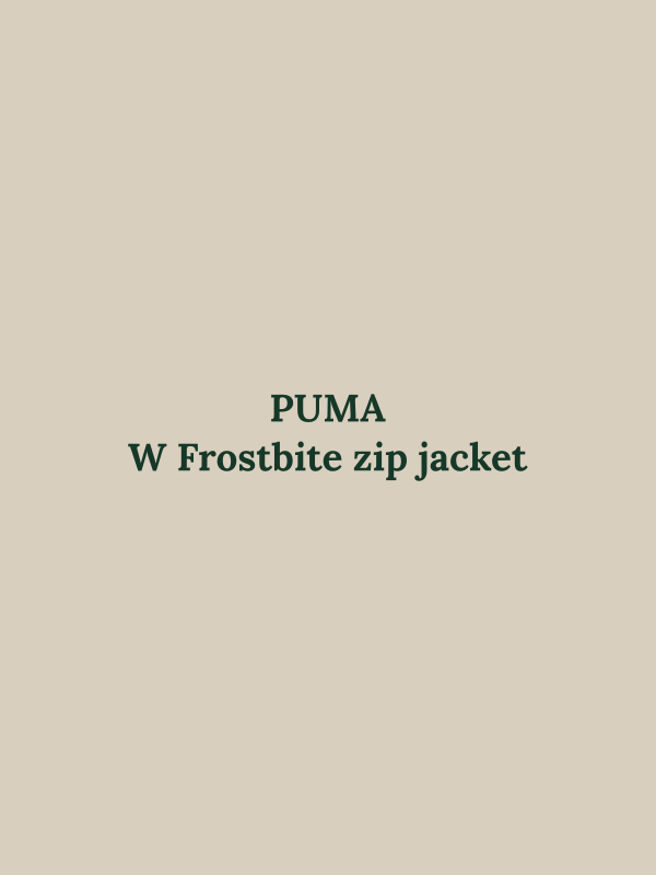 W Frostbite zip jacket