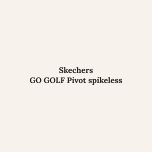GO GOLF Pivot spikeless from Skechers