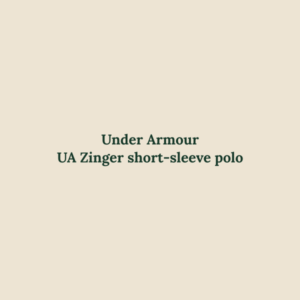 UA Zinger short-sleeve polo from Under Armour