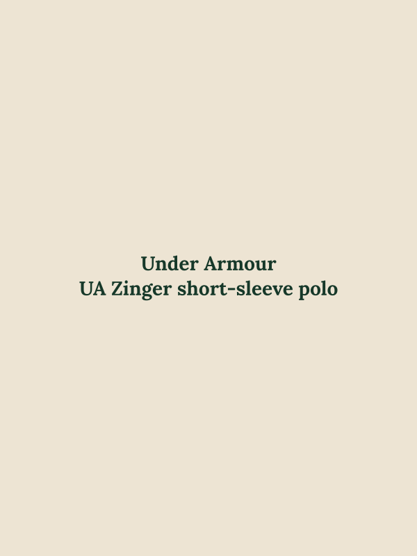UA Zinger short-sleeve polo