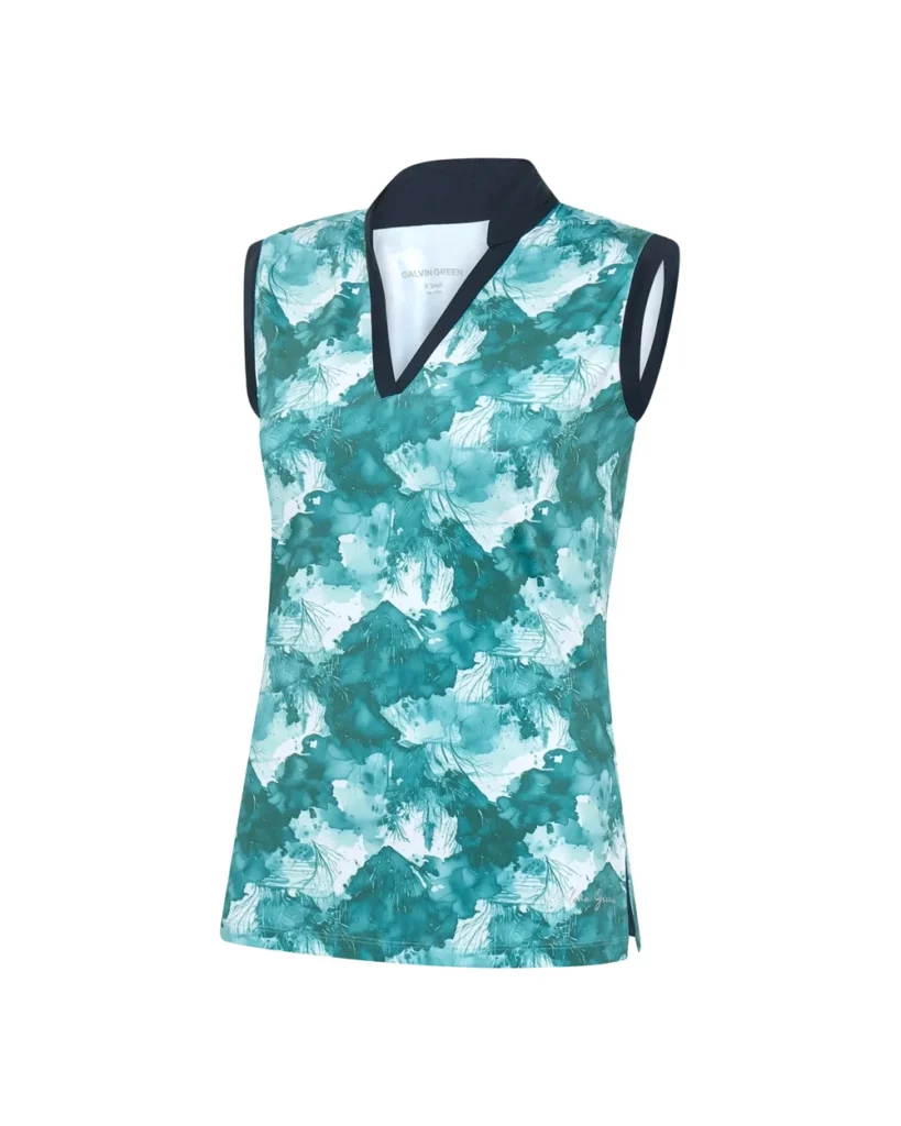 Maya sleeveless golf shirt · Galvin Green