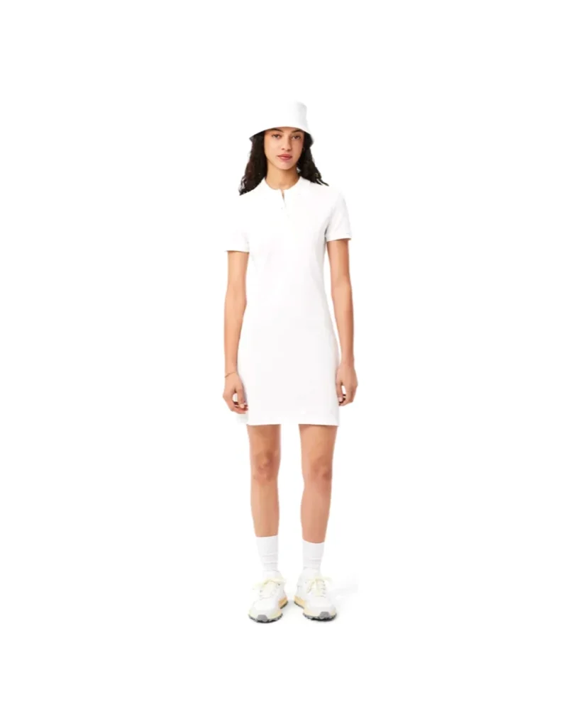 Slim fit stretch piqué polo dress · Lacoste Sport